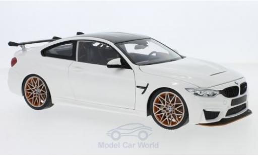 Bmw M4 1/18 Minichamps GTS blanco 2016 coche miniatura