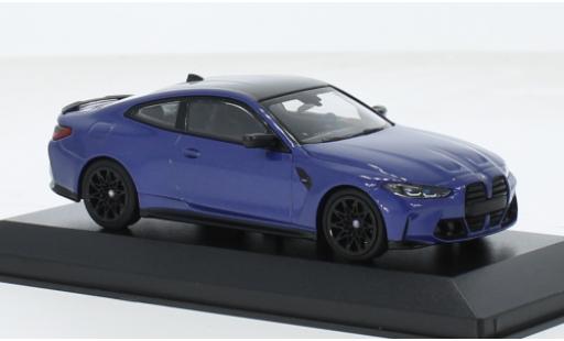 Coche miniatura Bmw M4 1/43 Minichamps metallise blau 2020 1:43 Bmw M4 1/43 Minichamps metallise blau 2020 1:43 coche miniatura