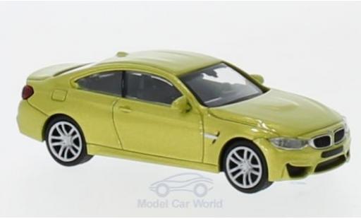 Coche miniatura Bmw M4 1/87 Minichamps metalico amarillo 2015 Bmw M4 1/87 Minichamps metalico amarillo 2015 coche miniatura