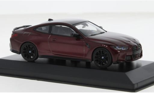 Coche miniatura Bmw M4 1/43 Minichamps metallise rojo 2020 1:43 Bmw M4 1/43 Minichamps metallise rojo 2020 1:43 coche miniatura