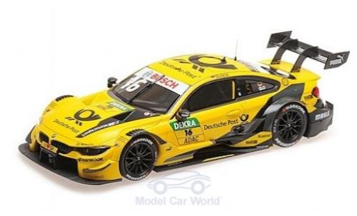 Coche miniatura Bmw M4 1/18 Minichamps No.16 Team RMG Deutsche Post DTM 2018 T.Glock Bmw M4 1/18 Minichamps No.16 Team RMG Deutsche Post DTM 2018 T.Glock coche miniatura