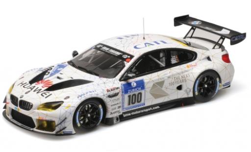 Bmw M6 1/18 Minichamps GT3 No.100 Schubert Motorsport CATL 24h Nürburgring 2016 J.Edwards/J.Klingmann/L.Luhr/M.Tomczyk coche miniatura