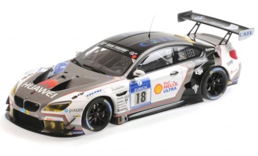 Bmw M6 1/18 Minichamps GT3 No.18 Schubert Motorsport CATL 24h Nürburgring 2016 A.Farfus/J.Krohn/J.Müller/M.Wittmann coche miniatura