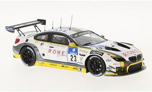 Bmw M6 1/43 Minichamps GT3 No.23 Rowe Racing 24h N&uuml;rburgring 2016 1:43 coche miniatura