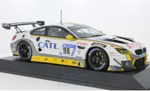 Bmw M6 1/18 Minichamps GT3 No.98 Rowe Racing 24h Nürburgring 2017 M.Palttala/N.Catsburg/A.Sims/R.Westbrook coche miniatura