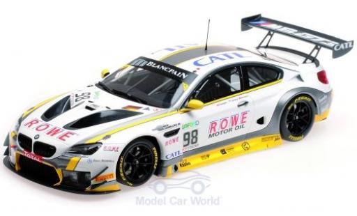 Bmw M6 1/18 Minichamps GT3 No.98 Rowe Racing 24h Spa 2017 T.Blomqvist/N.Catsburg/B.Spengler coche miniatura
