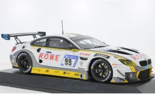 Bmw M6 1/18 Minichamps GT3 No.99 Rowe Racing 24h Nürburgring 2017 P.Eng/A.Sims/M.Martin/M.Basseng coche miniatura