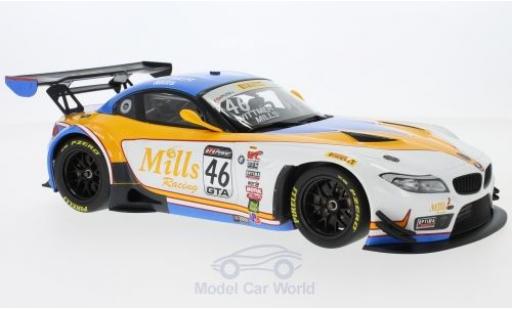 Bmw Z4 E89 1/18 Minichamps GT3 (E89) No.46 Mills Racing Pirelli World Challenge 2016 K. Wittmer/M.Mills coche miniatura