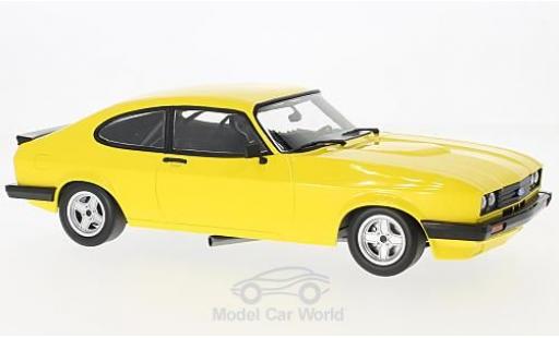 Coche miniatura Ford Capri 1/18 Minichamps 3.0 amarillo 1978 Ford Capri 1/18 Minichamps 3.0 amarillo 1978 coche miniatura