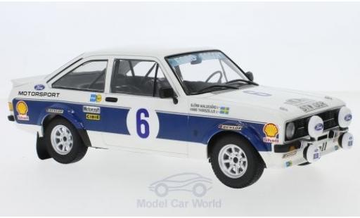 Coche miniatura Ford Escort 1/18 Minichamps MK II RS 1800 No.6 Motor Co. LTD Rallye WM Rallye Acropolis 1977 B.Waldegard/H.Thorszelius Ford Escort 1/18 Minichamps MK II RS 1800 No.6 Motor Co. LTD Rallye WM Rallye Acropolis 1977 B.Waldegard/H.Thorszelius coche miniatura