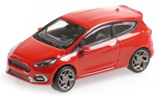 Ford Fiesta 1/87 Minichamps ST rojo 2018 1:87 coche miniatura