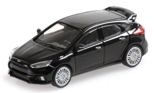 Coche miniatura Ford Focus 1/87 Minichamps RS metalico negro 2018 Ford Focus 1/87 Minichamps RS metalico negro 2018 coche miniatura