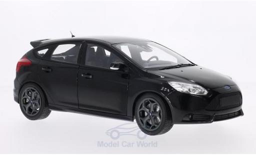 Ford Focus ST 1/18 Minichamps ST metalico negro 2011 coche miniatura