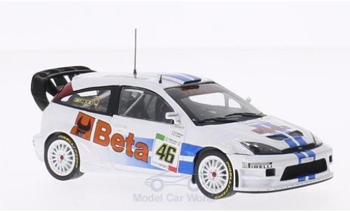Coche miniatura Ford Focus 1/43 Minichamps WRC No.46 Beta Rallye Monza 2007 V.Rossi Collection V.Rossi/C.Cassina Ford Focus 1/43 Minichamps WRC No.46 Beta Rallye Monza 2007 V.Rossi Collection V.Rossi/C.Cassina coche miniatura
