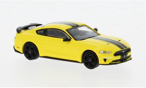 Coche miniatura Ford Mustang 1/87 Minichamps GT gelb/schwarz 2018 1:87 Ford Mustang 1/87 Minichamps GT gelb/schwarz 2018 1:87 coche miniatura