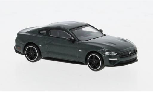 Coche miniatura Ford Mustang 1/87 Minichamps GT metallise grün 2018 1:87 Ford Mustang 1/87 Minichamps GT metallise grün 2018 1:87 coche miniatura