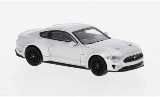 Coche miniatura Ford Mustang 1/87 Minichamps GT silber 2018 1:87 Ford Mustang 1/87 Minichamps GT silber 2018 1:87 coche miniatura