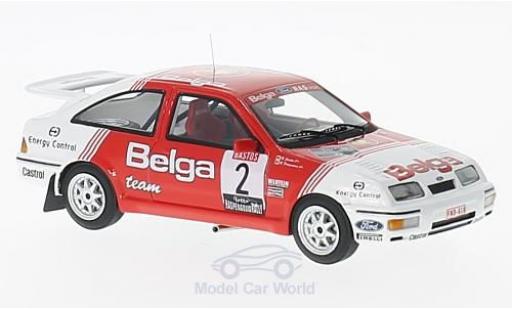 Coche miniatura Ford Sierra Cosworth 1/43 Minichamps RS Cosworth No.2 Belga Haspengouwrally 1987 R.Droogmans/R.Joosten Ford Sierra Cosworth 1/43 Minichamps RS Cosworth No.2 Belga Haspengouwrally 1987 R.Droogmans/R.Joosten coche miniatura