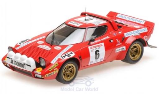 Coche miniatura Lancia Stratos 1/18 Minichamps HF No.6 Rallye WM Rallye Tour de Corse 1975 B.Darniche/A.Mahe Lancia Stratos 1/18 Minichamps HF No.6 Rallye WM Rallye Tour de Corse 1975 B.Darniche/A.Mahe coche miniatura