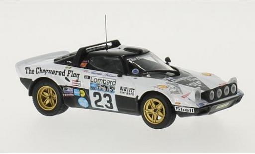 Coche miniatura Lancia Stratos 1/43 Minichamps Rally No.23 Chequered Flag RAC Rallye 1976 P-I.Walfridson/A.Frazer Lancia Stratos 1/43 Minichamps Rally No.23 Chequered Flag RAC Rallye 1976 P-I.Walfridson/A.Frazer coche miniatura