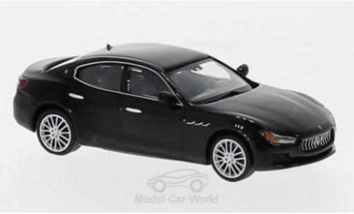 Coche miniatura Maserati Ghibli 1/87 Minichamps negro 2018 Maserati Ghibli 1/87 Minichamps negro 2018 coche miniatura