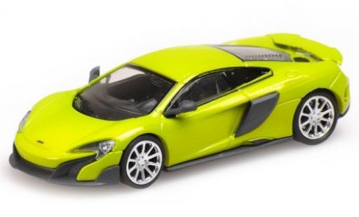 Coche miniatura McLaren 675 1/87 Minichamps LT verde 2016 McLaren 675 1/87 Minichamps LT verde 2016 coche miniatura