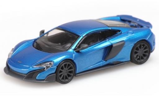 Coche miniatura McLaren 675 1/87 Minichamps LT metalico azul 2016 McLaren 675 1/87 Minichamps LT metalico azul 2016 coche miniatura