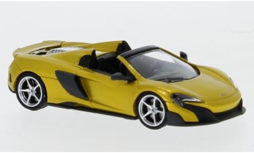 Coche miniatura McLaren 675 1/87 Minichamps LT Spider gold 2016 McLaren 675 1/87 Minichamps LT Spider gold 2016 coche miniatura