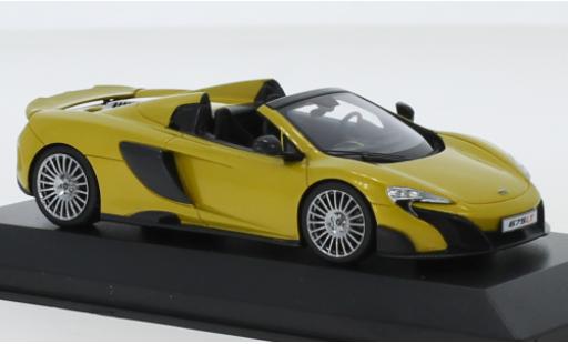 Coche miniatura McLaren 675 1/43 Minichamps LT Spider metalico amarillo McLaren 675 1/43 Minichamps LT Spider metalico amarillo coche miniatura
