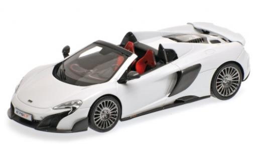 Coche miniatura McLaren 675 1/43 Minichamps LT Spider blanco 2015 McLaren 675 1/43 Minichamps LT Spider blanco 2015 coche miniatura