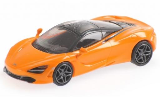 Coche miniatura McLaren 720 1/87 Minichamps S naranja McLaren 720 1/87 Minichamps S naranja coche miniatura