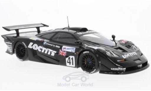 Coche miniatura McLaren F1 1/18 Minichamps GTR No.41 Gulf Team Davidoff Loctite 24h Le Mans 1998 T.Bscher/E.Pirro/D.Capello ohne Vitrine McLaren F1 1/18 Minichamps GTR No.41 Gulf Team Davidoff Loctite 24h Le Mans 1998 T.Bscher/E.Pirro/D.Capello ohne Vitrine coche miniatura