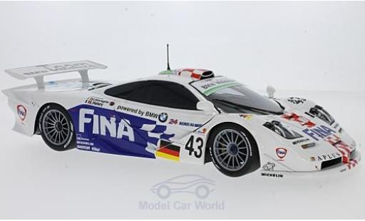 Coche miniatura McLaren F1 1/18 Minichamps GTR No.43 Bmw Motorsport 24h Le Mans 1997 P.Kox/R.Ravaglia/E.Helary ohne Vitrine McLaren F1 1/18 Minichamps GTR No.43 Bmw Motorsport 24h Le Mans 1997 P.Kox/R.Ravaglia/E.Helary ohne Vitrine coche miniatura