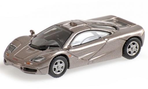 Coche miniatura McLaren F1 1/87 Minichamps Roadcar metalico gris 1994 McLaren F1 1/87 Minichamps Roadcar metalico gris 1994 coche miniatura