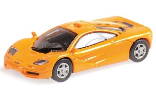 Coche miniatura McLaren F1 1/87 Minichamps Roadcar naranja 1994 McLaren F1 1/87 Minichamps Roadcar naranja 1994 coche miniatura