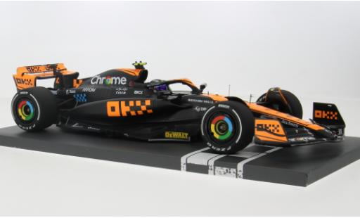 Coche miniatura McLaren F1 1/18 Minichamps MCL60 No.4 Team Formel 1 GP Singapur 2023 1:18 McLaren F1 1/18 Minichamps MCL60 No.4 Team Formel 1 GP Singapur 2023 1:18 coche miniatura