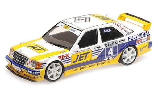 Coche miniatura Mercedes 190 1/18 Minichamps E 2.5-16 Evo 1 (W201) No.4 Team MS-JET Jet DTM 1989 R.Asch Mercedes 190 1/18 Minichamps E 2.5-16 Evo 1 (W201) No.4 Team MS-JET Jet DTM 1989 R.Asch coche miniatura