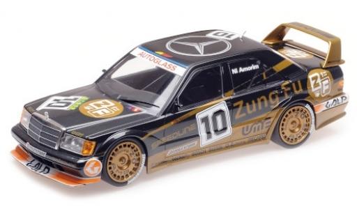 Mercedes 190 1/18 Minichamps E 2.5-16 EVO 2 (W200) No.10 Zung Fu Macau Guia Race 1991 N.Amorim coche miniatura