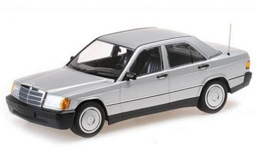 Coche miniatura Mercedes 190 1/18 Minichamps E (W201) gris 1982 Mercedes 190 1/18 Minichamps E (W201) gris 1982 coche miniatura