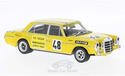 Coche miniatura Mercedes 300 TE 1/43 Minichamps SEL 6.8 AMG No.48 Briefmarken Sieger Test Le Mans 1972 H.Heyer Mercedes 300 TE 1/43 Minichamps SEL 6.8 AMG No.48 Briefmarken Sieger Test Le Mans 1972 H.Heyer coche miniatura