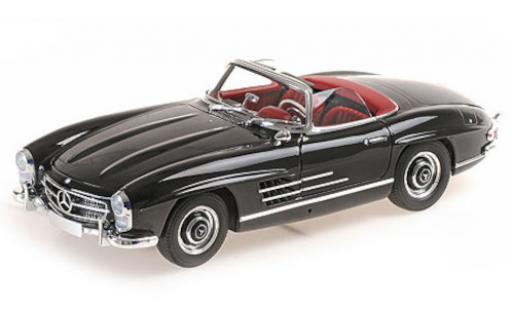 Coche miniatura Mercedes 300 1/18 Minichamps SL Roadster (W198) negro 1957 Mercedes 300 1/18 Minichamps SL Roadster (W198) negro 1957 coche miniatura