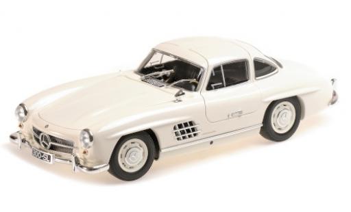 Coche miniatura Mercedes 300 1/18 Minichamps SL (W198) blanco 1955 Mercedes 300 1/18 Minichamps SL (W198) blanco 1955 coche miniatura
