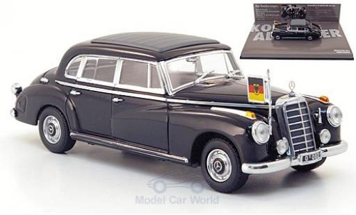 Coche miniatura Mercedes 300 1/43 Minichamps b (W186III) negro 1955 Konrad Adenauer Mercedes 300 1/43 Minichamps b (W186III) negro 1955 Konrad Adenauer coche miniatura