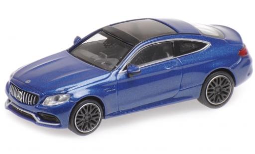 Coche miniatura Mercedes Classe C 1/87 Minichamps AMG C 63 Coupe metalico azul 2019 Mercedes Classe C 1/87 Minichamps AMG C 63 Coupe metalico azul 2019 coche miniatura