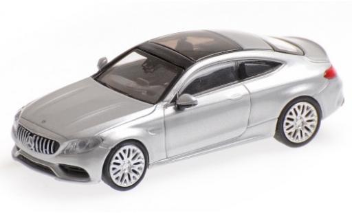 Coche miniatura Mercedes Classe C 1/87 Minichamps AMG C63 Coupe (C205) gris 2015 Mercedes Classe C 1/87 Minichamps AMG C63 Coupe (C205) gris 2015 coche miniatura