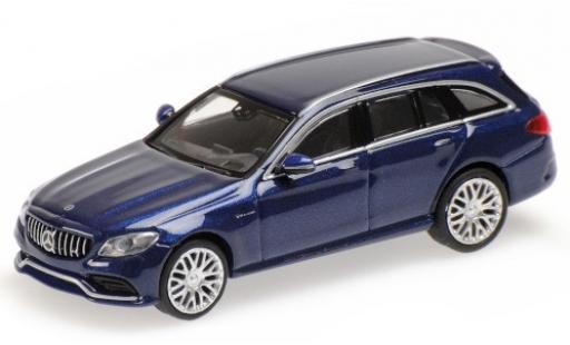 Coche miniatura Mercedes Classe C 1/87 Minichamps AMG C63 T-Modell (S205) metalico azul 2019 Mercedes Classe C 1/87 Minichamps AMG C63 T-Modell (S205) metalico azul 2019 coche miniatura
