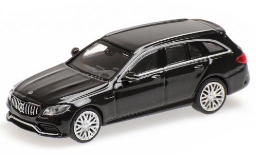 Coche miniatura Mercedes Classe C 1/87 Minichamps AMG C63 T-Modell (S205) metalico negro 2019 Mercedes Classe C 1/87 Minichamps AMG C63 T-Modell (S205) metalico negro 2019 coche miniatura