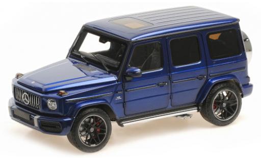 Coche miniatura Mercedes Classe G 1/18 Minichamps AMG G63 metalico azul 2018 Mercedes Classe G 1/18 Minichamps AMG G63 metalico azul 2018 coche miniatura
