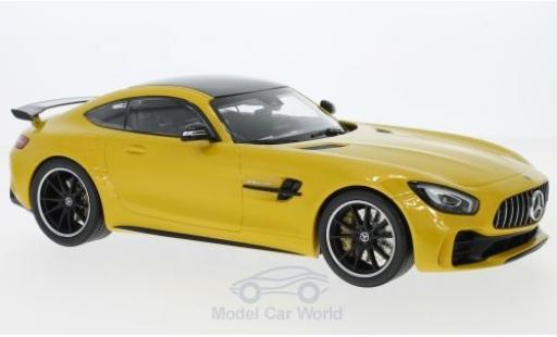 Coche miniatura Mercedes AMG GT 1/18 Minichamps -R amarillo/negro 2017 Mercedes AMG GT 1/18 Minichamps -R amarillo/negro 2017 coche miniatura