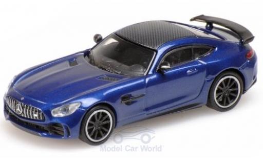 Coche miniatura Mercedes AMG GT 1/87 Minichamps R metalico azul 2017 Mercedes AMG GT 1/87 Minichamps R metalico azul 2017 coche miniatura